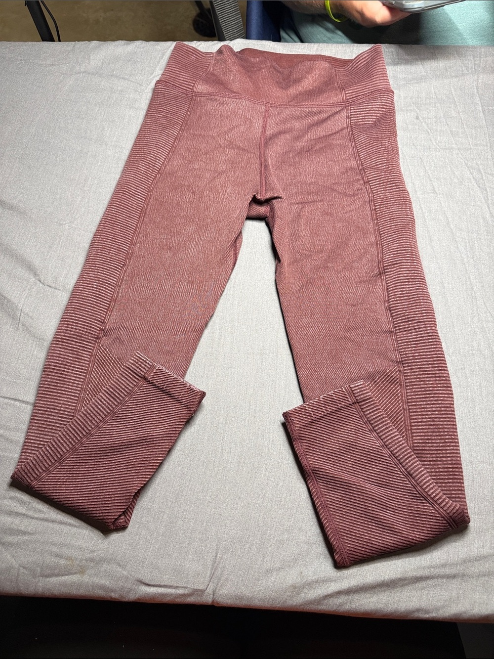 aerie Ribbed High-Waist Leggings - Maroon